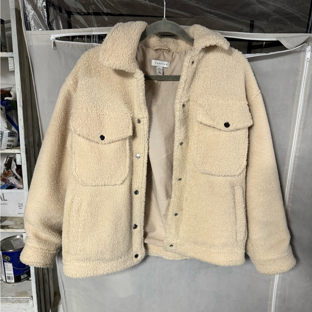 Topshop Teddy coat